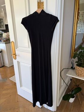 Motel Rocks Black Cap Sleeve Maxi Dress